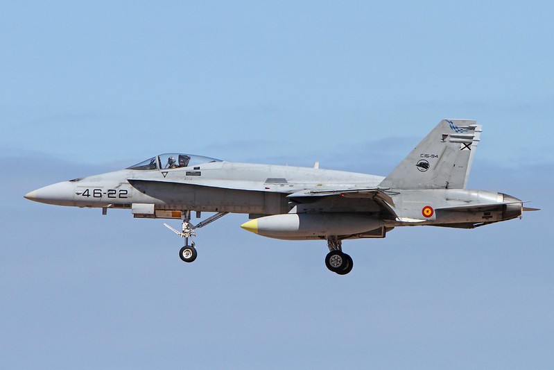 Spanish AF DACT Exercise  Ghando, Gran Canaria