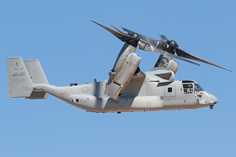 WTI Exercise 16-1     MCAS Yuma (AZ, USA)  –  Helicopters & Ospreys