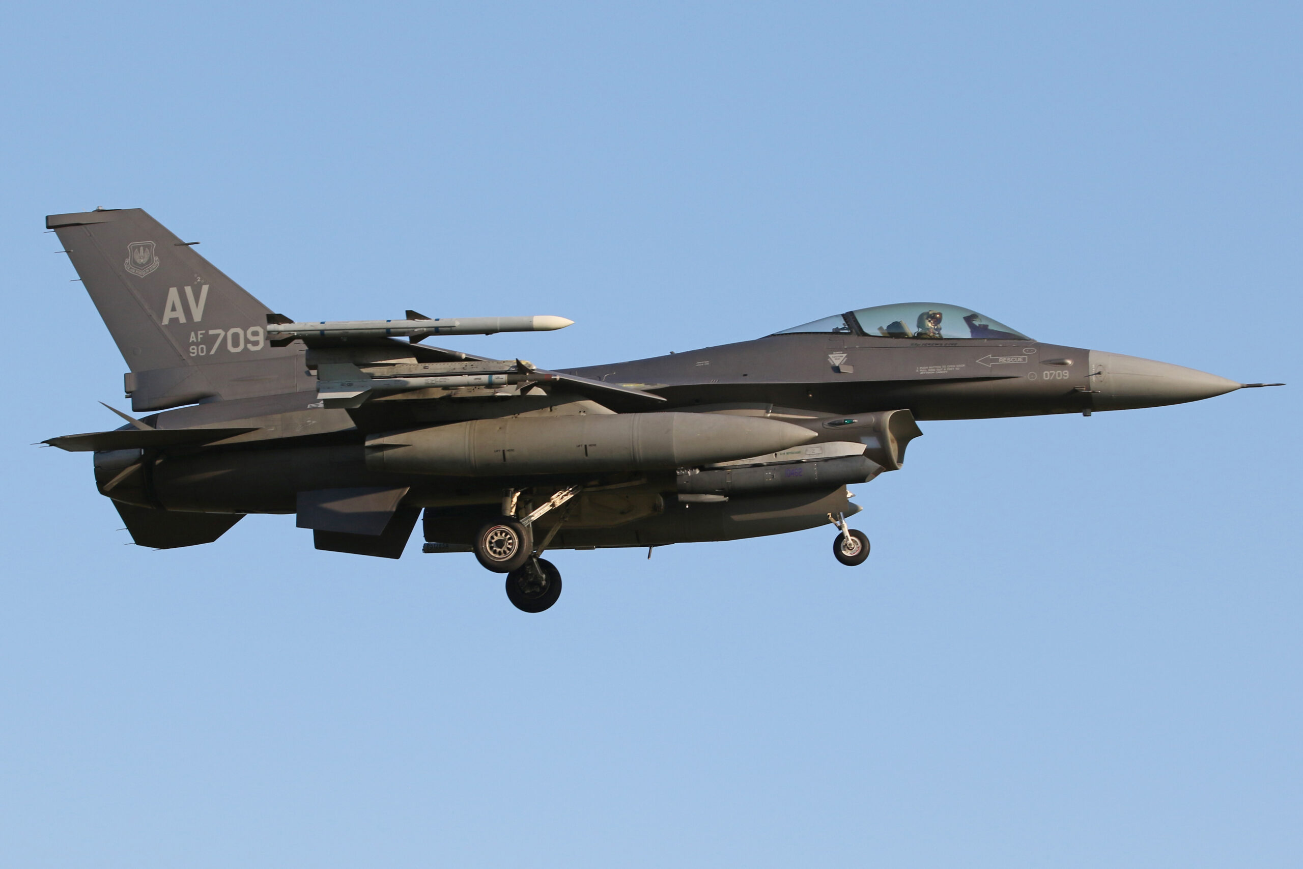 F-16s From The 31st FW At Aviano In Italy, Operate Out Of RAF Lakenheath For A Four Week Deployment