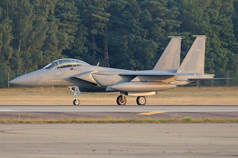 F-15SA Deliveries For Royal Saudi Air Force stage through RAF Lakenheath (11th August 2020)
